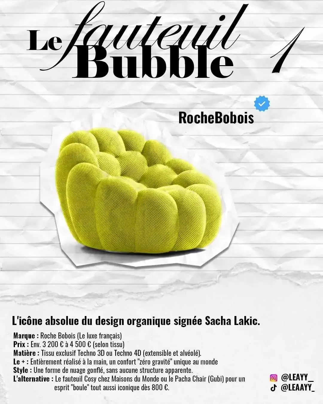 Création graphique LEAY — affiche design minimaliste