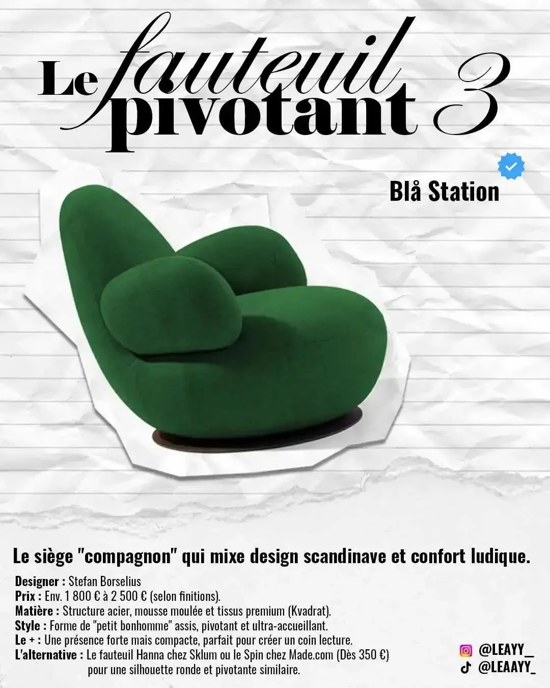 Création graphique LEAY — affiche conceptuelle